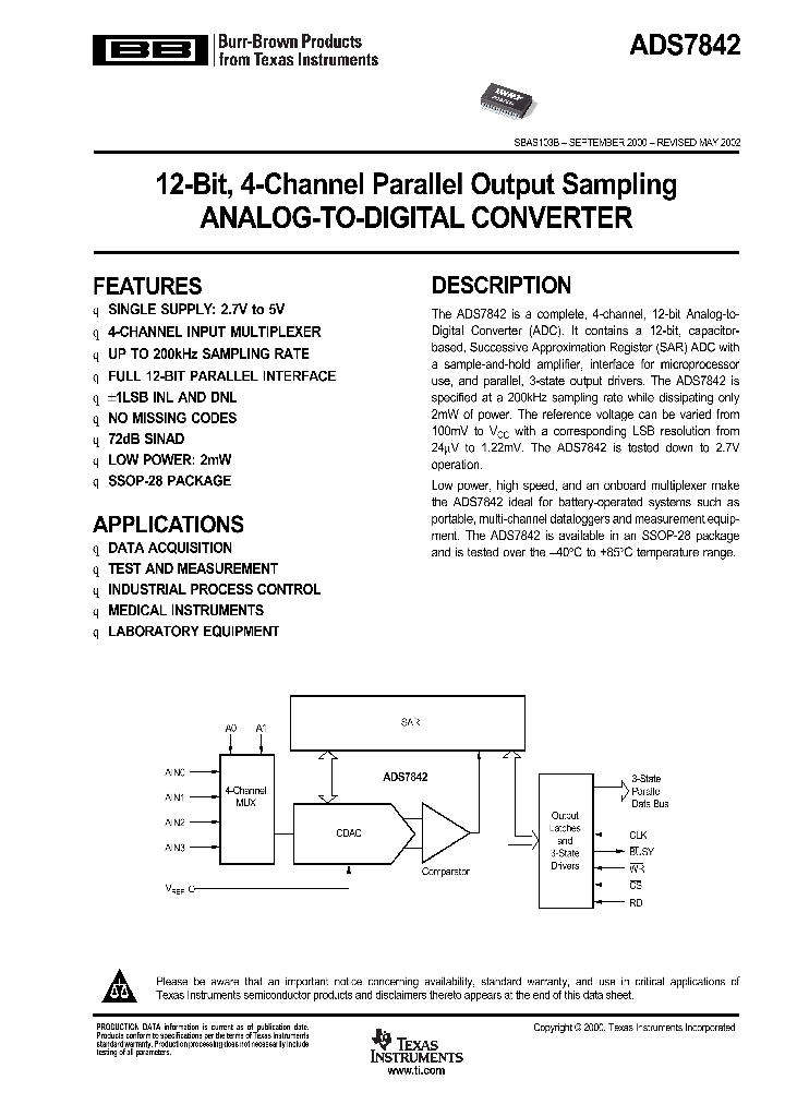 ADS7842EB_973965.PDF Datasheet