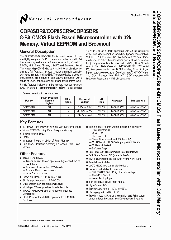 COP8SBR9_977830.PDF Datasheet