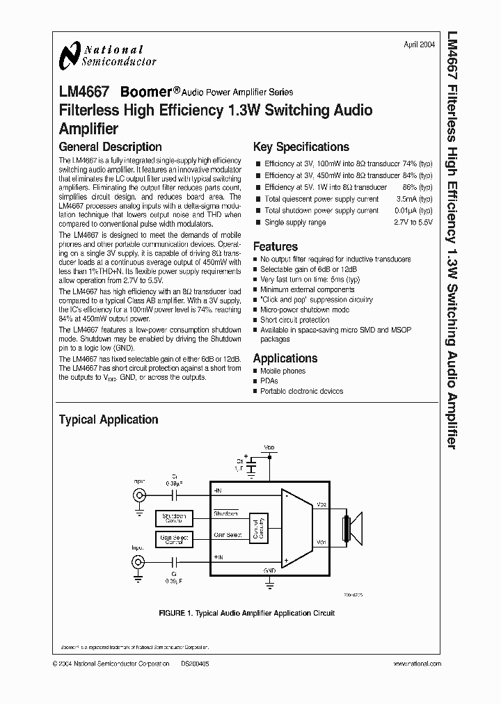 LM4667_988488.PDF Datasheet