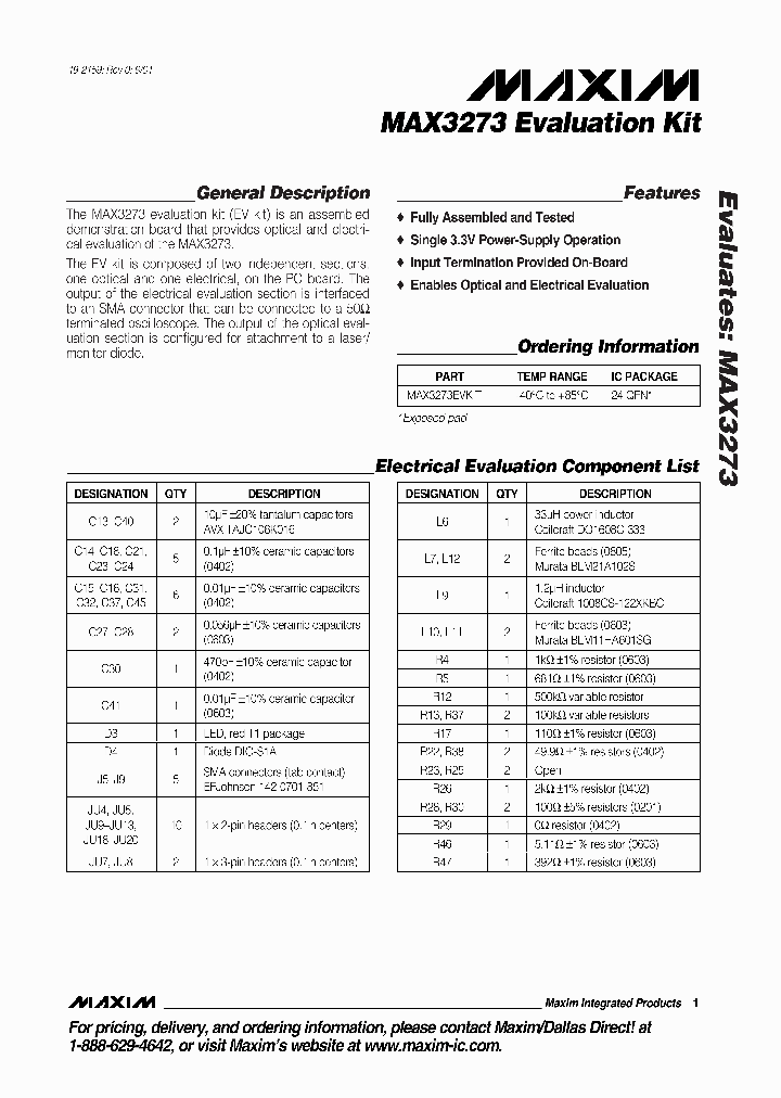 MAX3273EVKIT_990291.PDF Datasheet