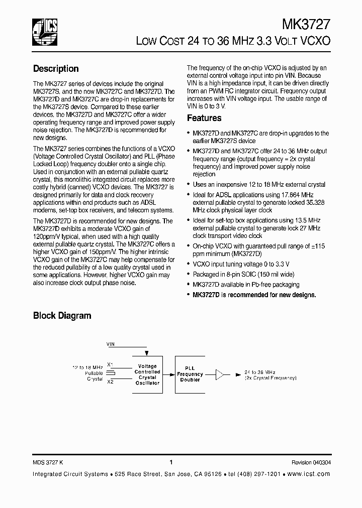 MK3727_991403.PDF Datasheet