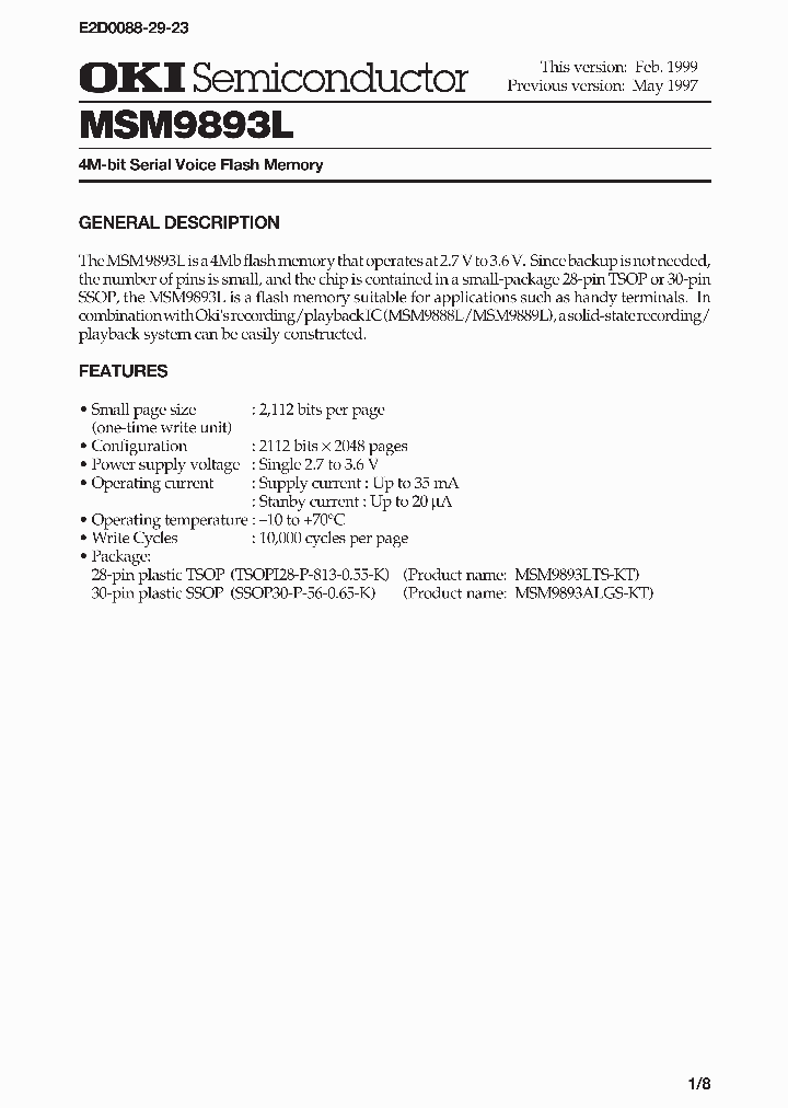 MSM9893L_992595.PDF Datasheet