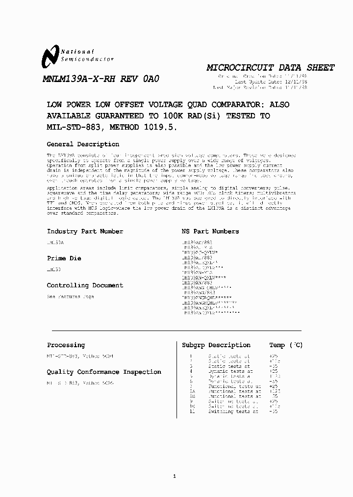NSC05431_994401.PDF Datasheet