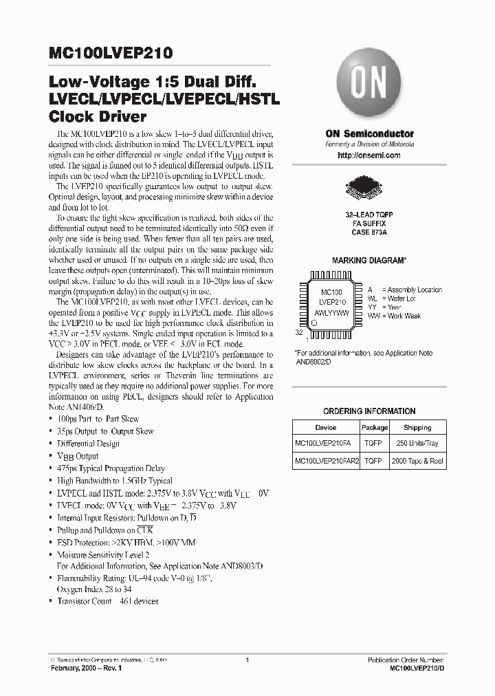ON0545_995213.PDF Datasheet