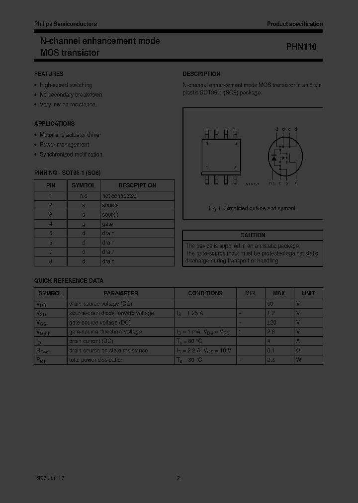 PHN110_998358.PDF Datasheet
