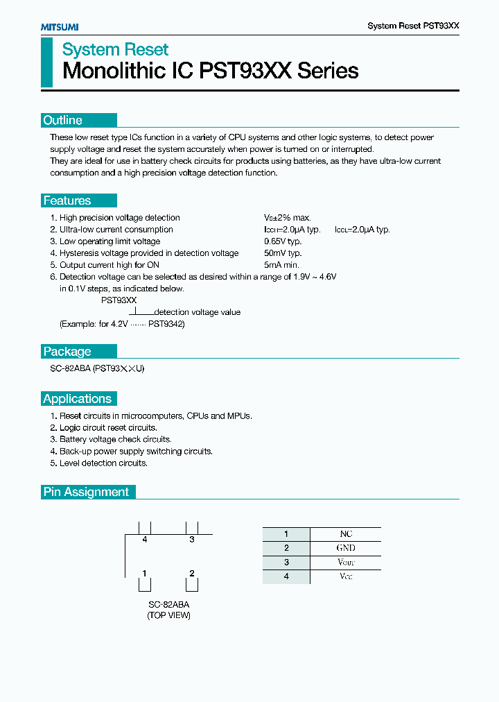 PST93XX_998721.PDF Datasheet