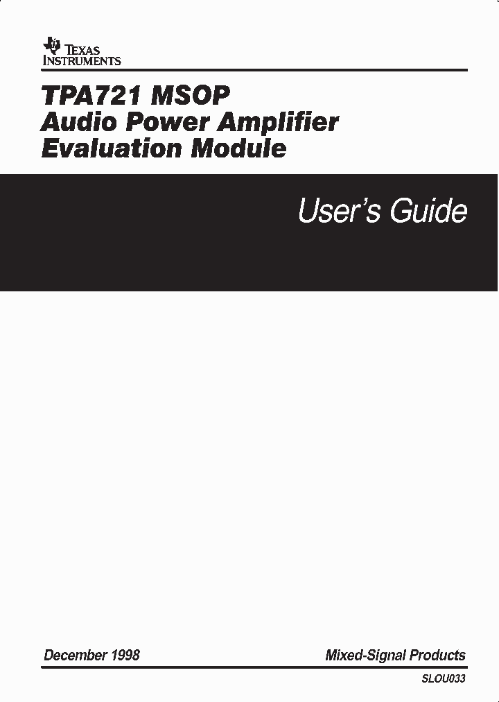 SLOU033_1003098.PDF Datasheet