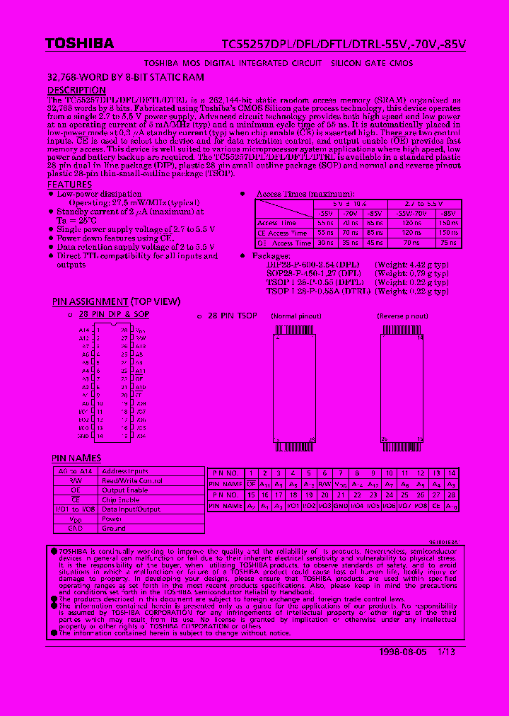 TC55257DPL-70L_1004968.PDF Datasheet
