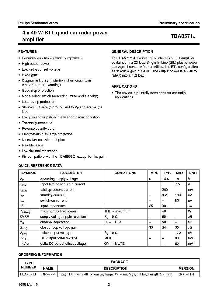 TDA8571J_1005255.PDF Datasheet