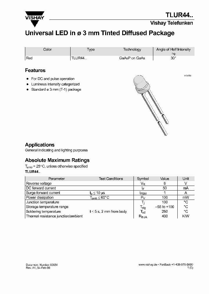 TLUR44_1005750.PDF Datasheet
