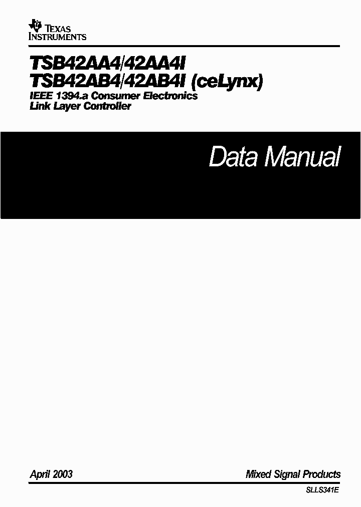 TSB42AB4_1006219.PDF Datasheet