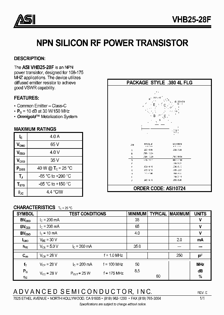 VHB2528F_1007067.PDF Datasheet