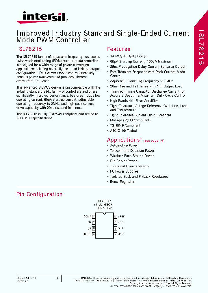 ISL78215_4927059.PDF Datasheet