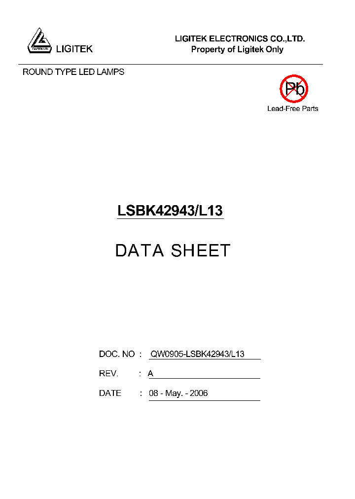 LSBK42943-L13_4928428.PDF Datasheet