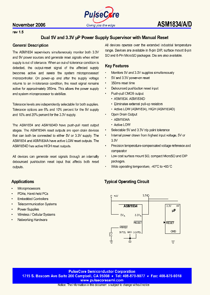 ASM1834_4929143.PDF Datasheet