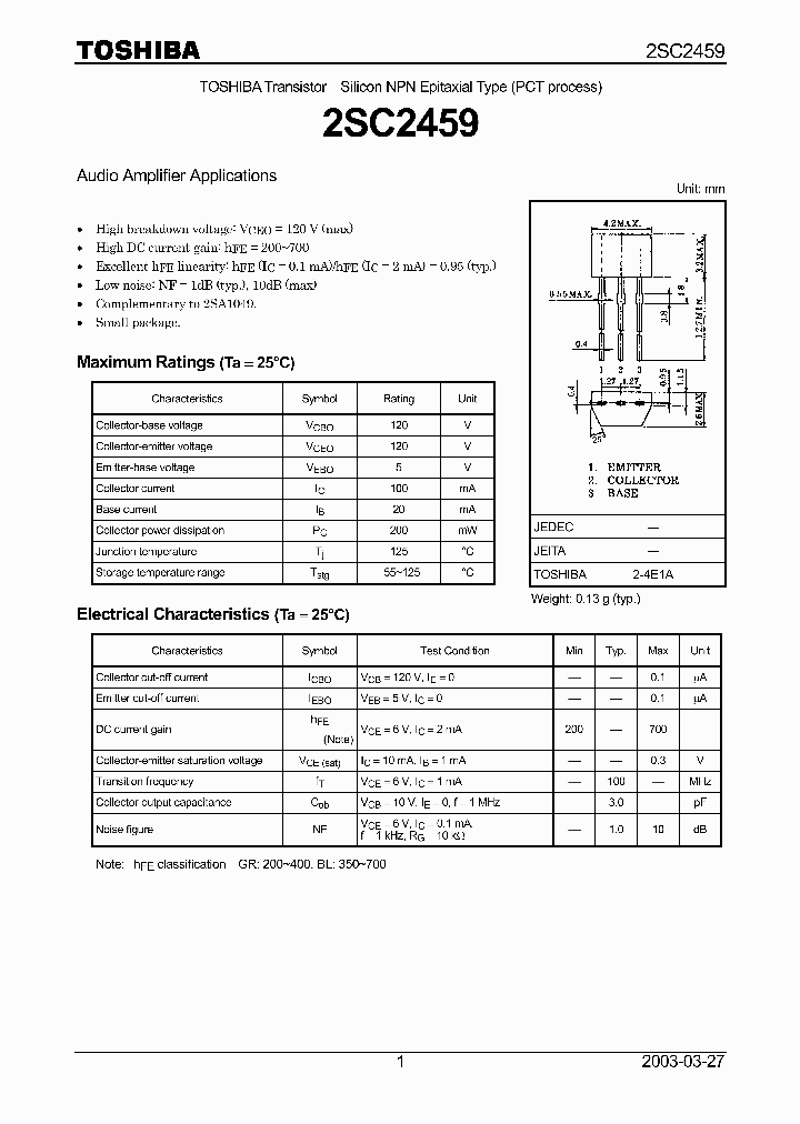 2SC2459_4931680.PDF Datasheet