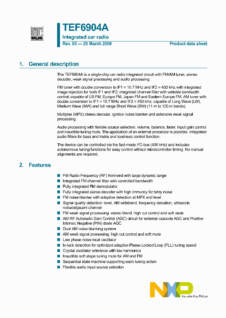 TEF6904A_4938469.PDF Datasheet