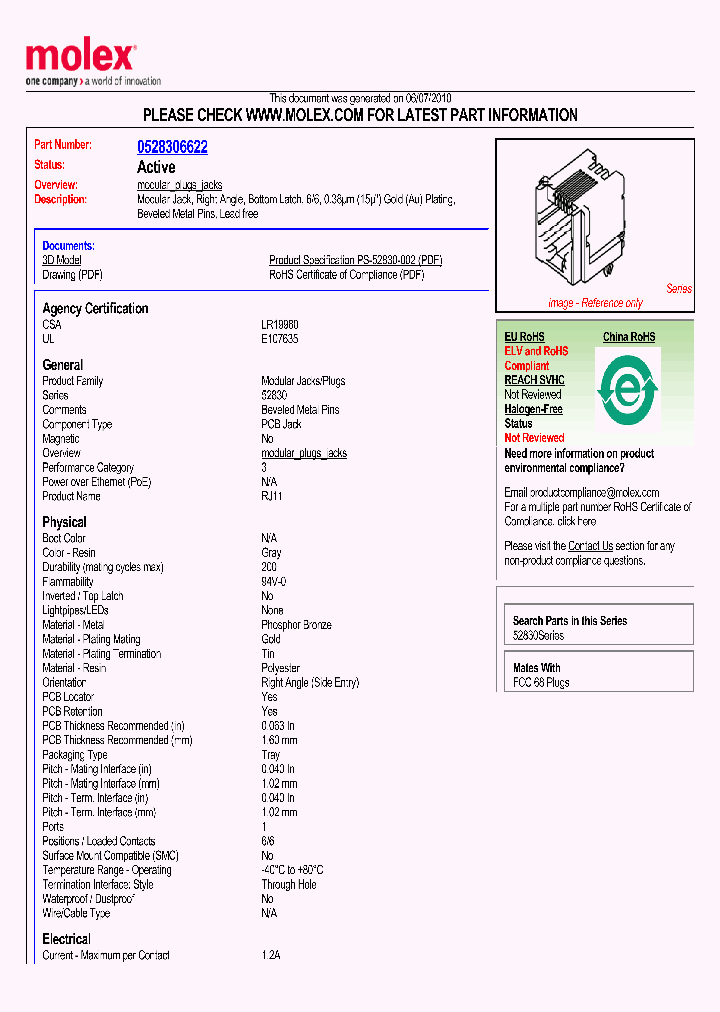 0528306622_4940737.PDF Datasheet