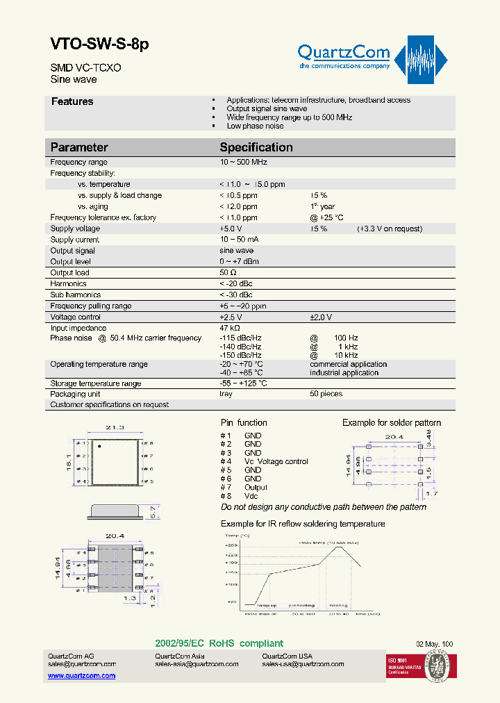 VTO-SW-S-8P_4943189.PDF Datasheet