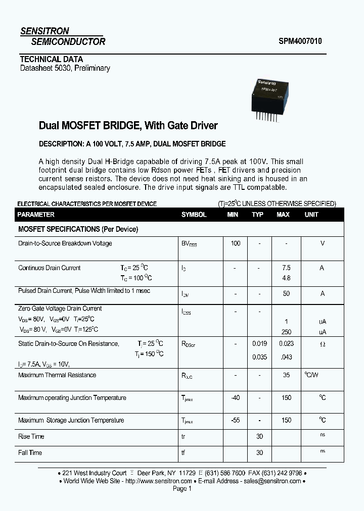 SPM4007010_4950332.PDF Datasheet