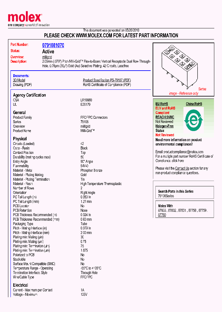 0791081070_4952967.PDF Datasheet