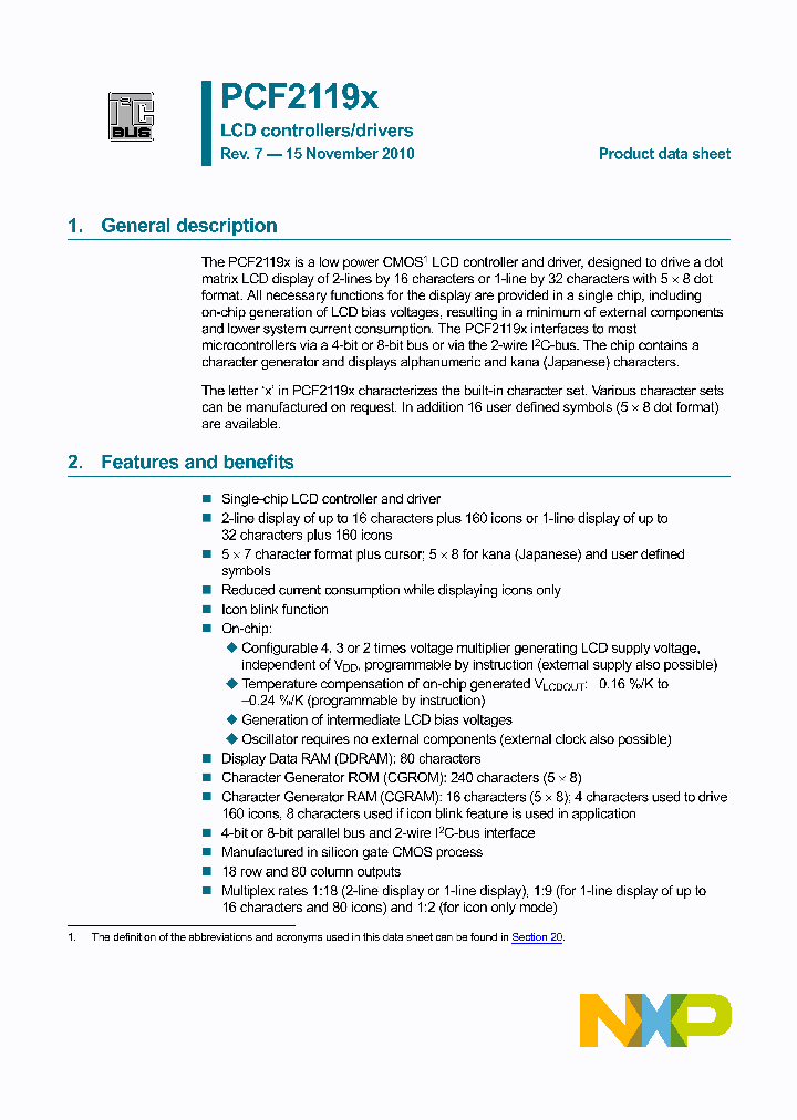PCF2119SU_4955442.PDF Datasheet