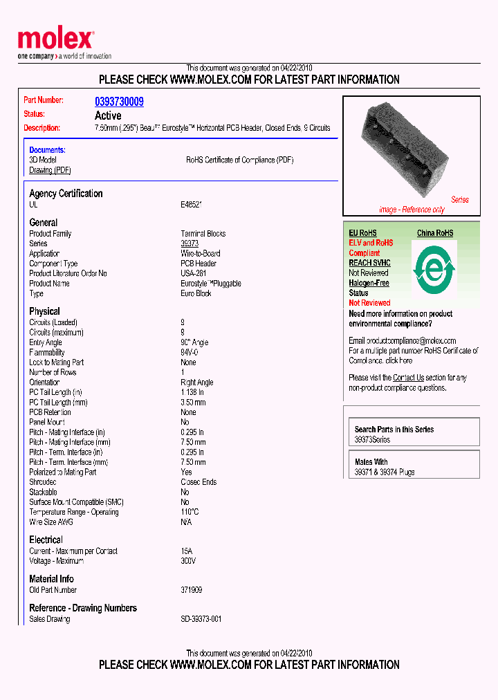 39373-0009_4958950.PDF Datasheet