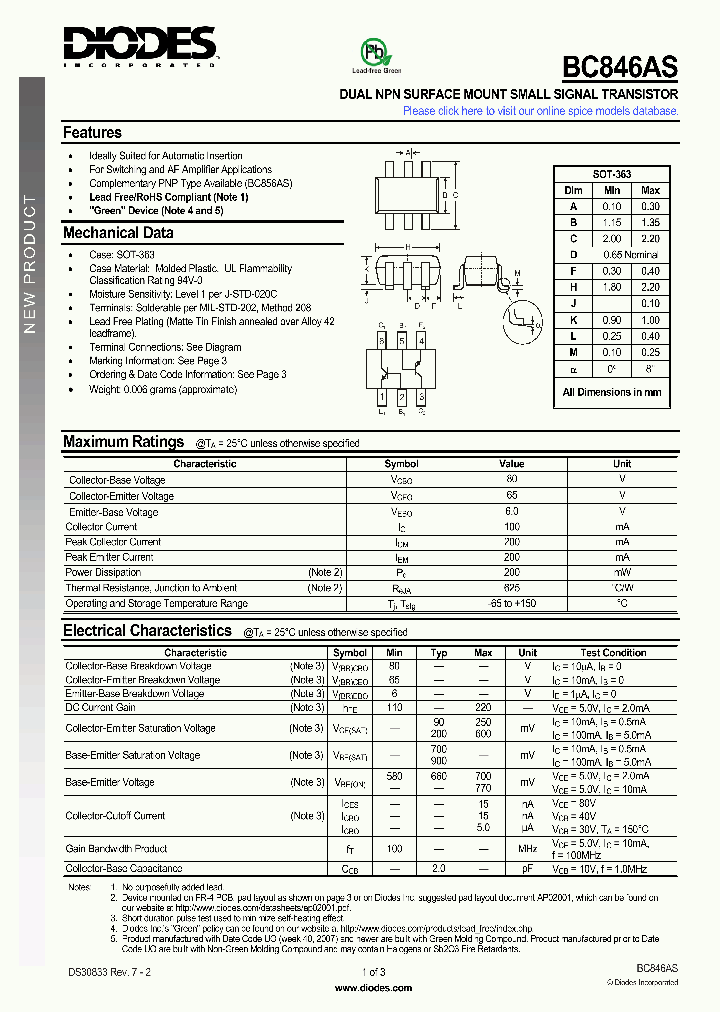 BC846AS-7_4960302.PDF Datasheet