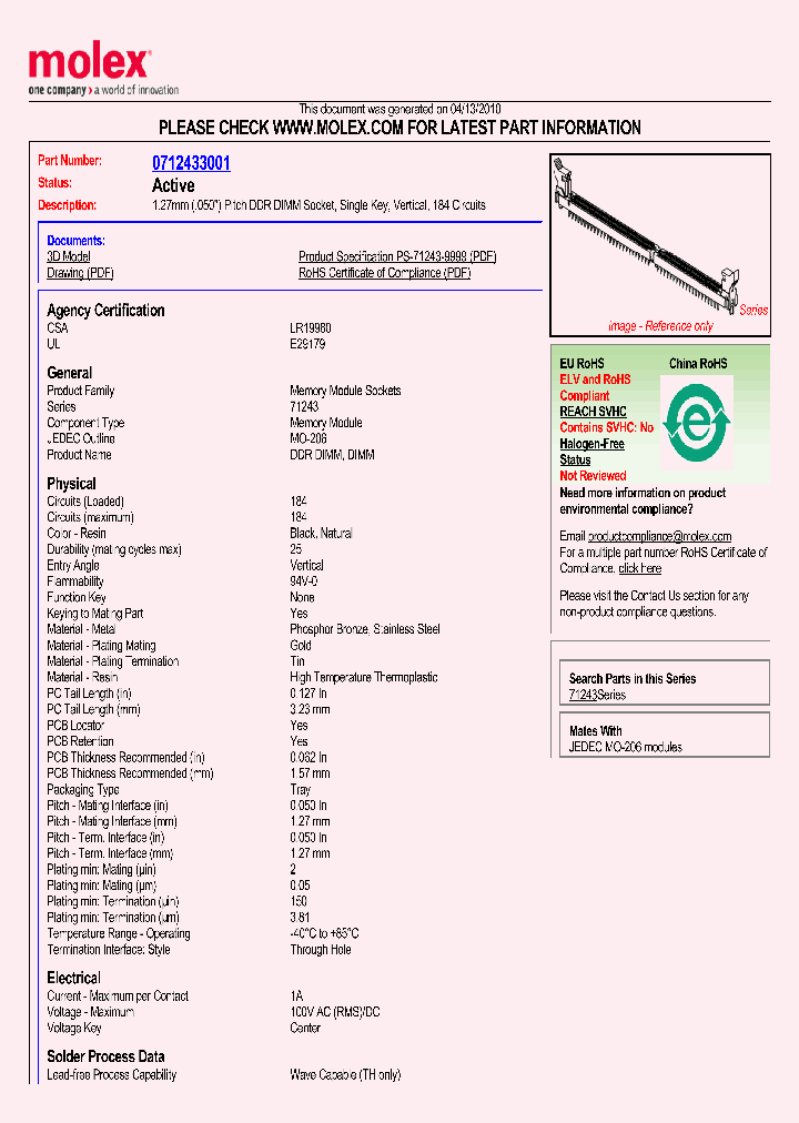 71243-3001_4961711.PDF Datasheet