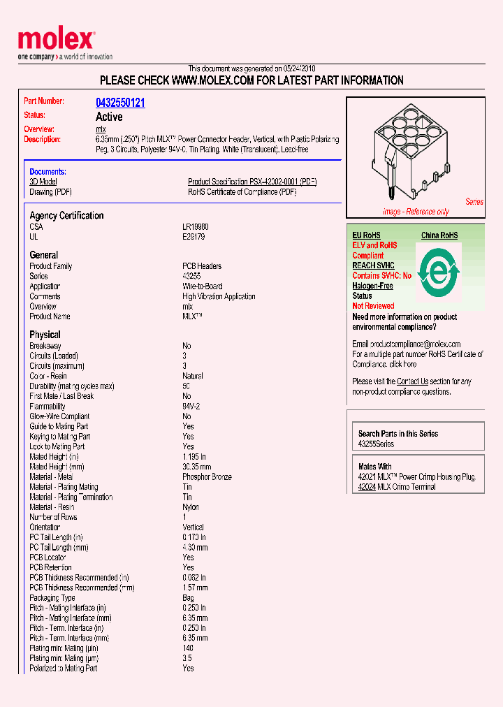 43255-0121_4964460.PDF Datasheet