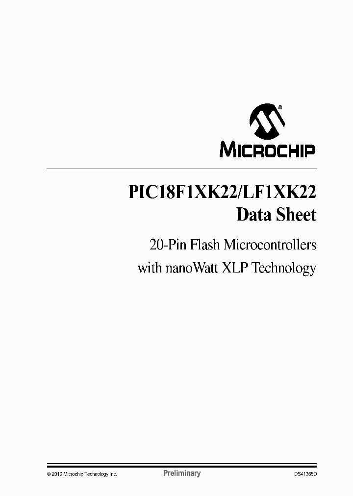 PIC18F14K22-EP_4964973.PDF Datasheet