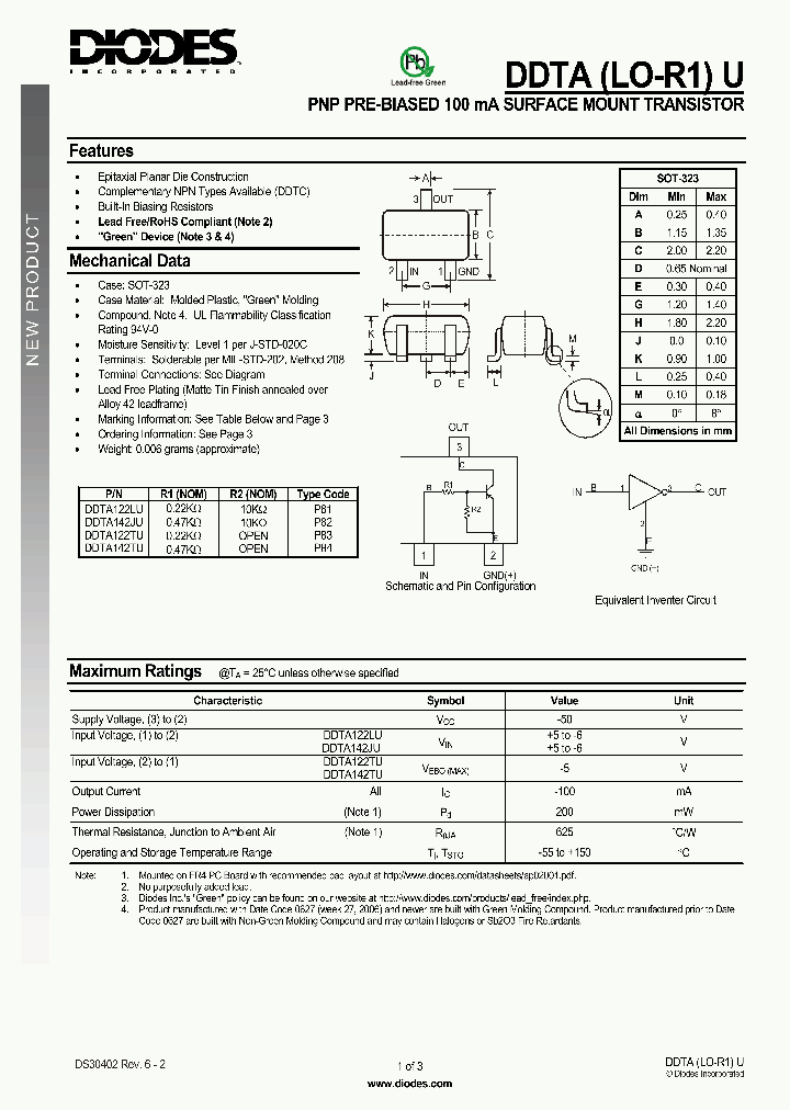 DDTA122LU_4965584.PDF Datasheet