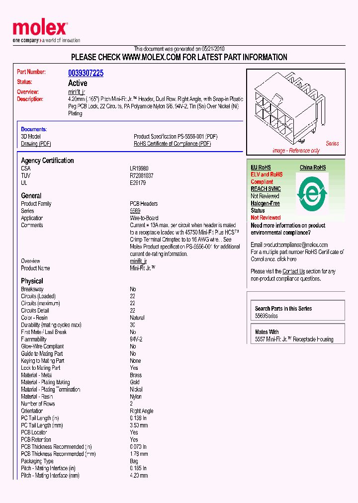 0039307225_4965868.PDF Datasheet