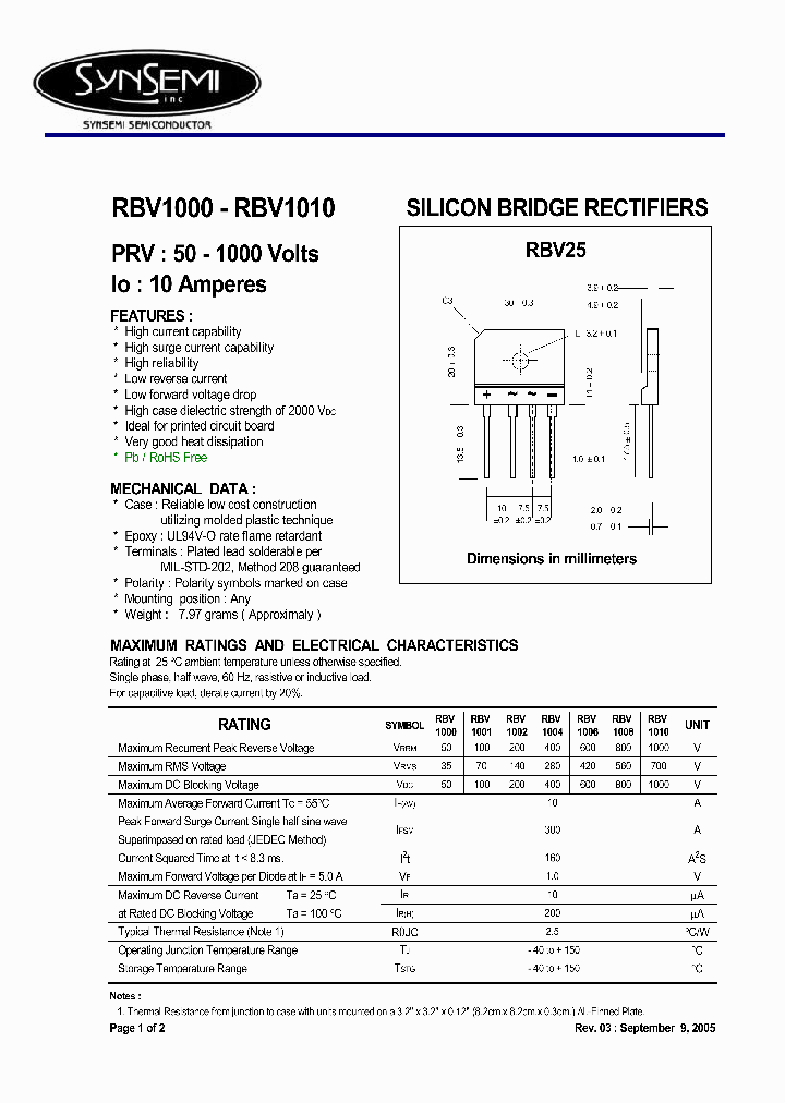 RBV1000_4970861.PDF Datasheet