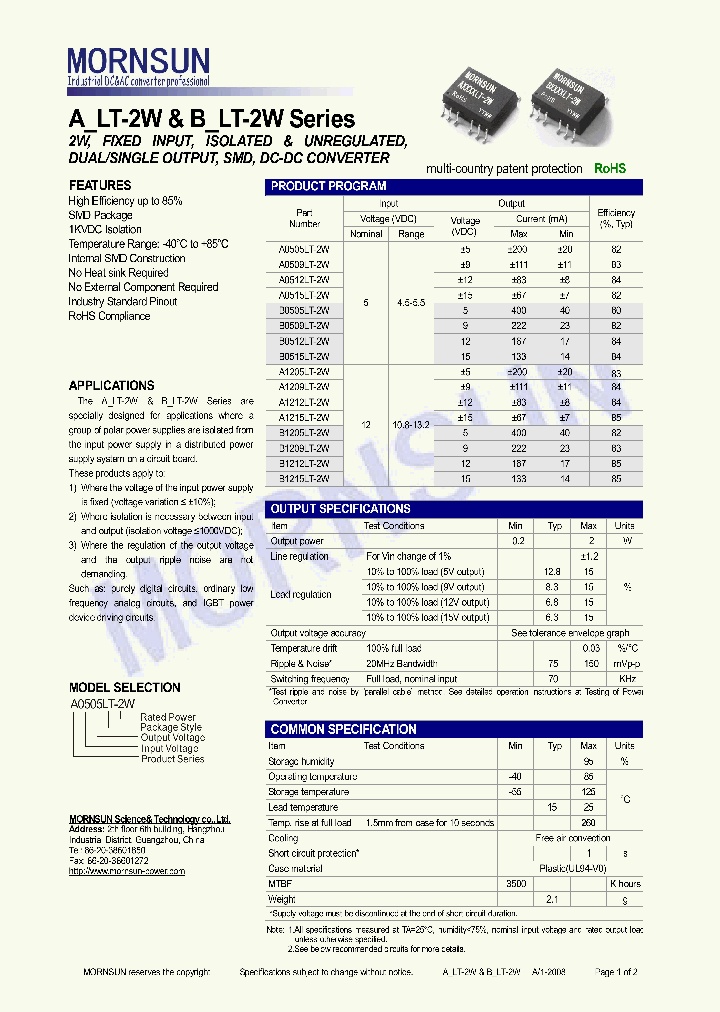 A1215LT-2W_4972811.PDF Datasheet