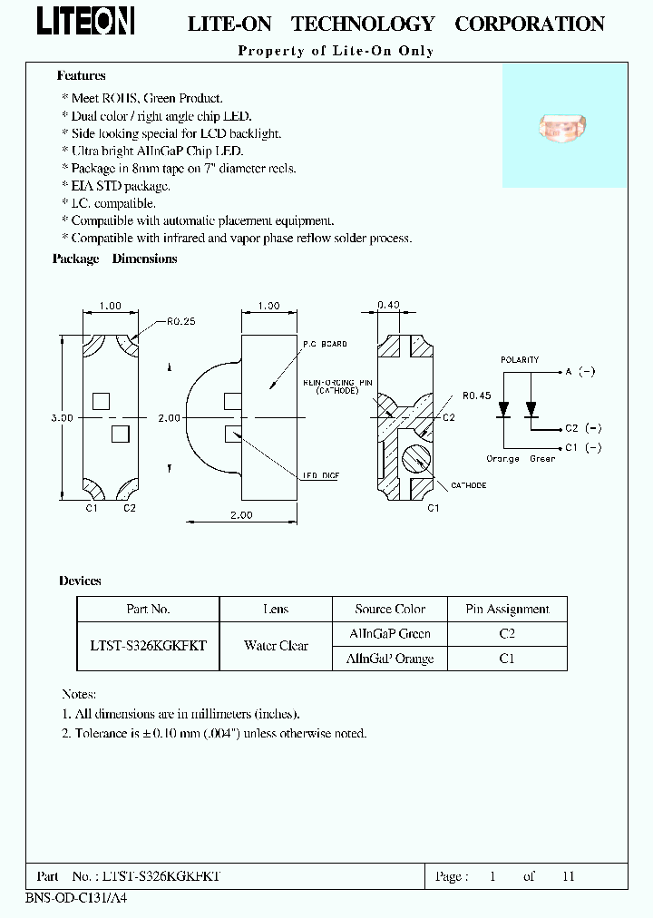 LTST-S326KGKFKT_4973452.PDF Datasheet