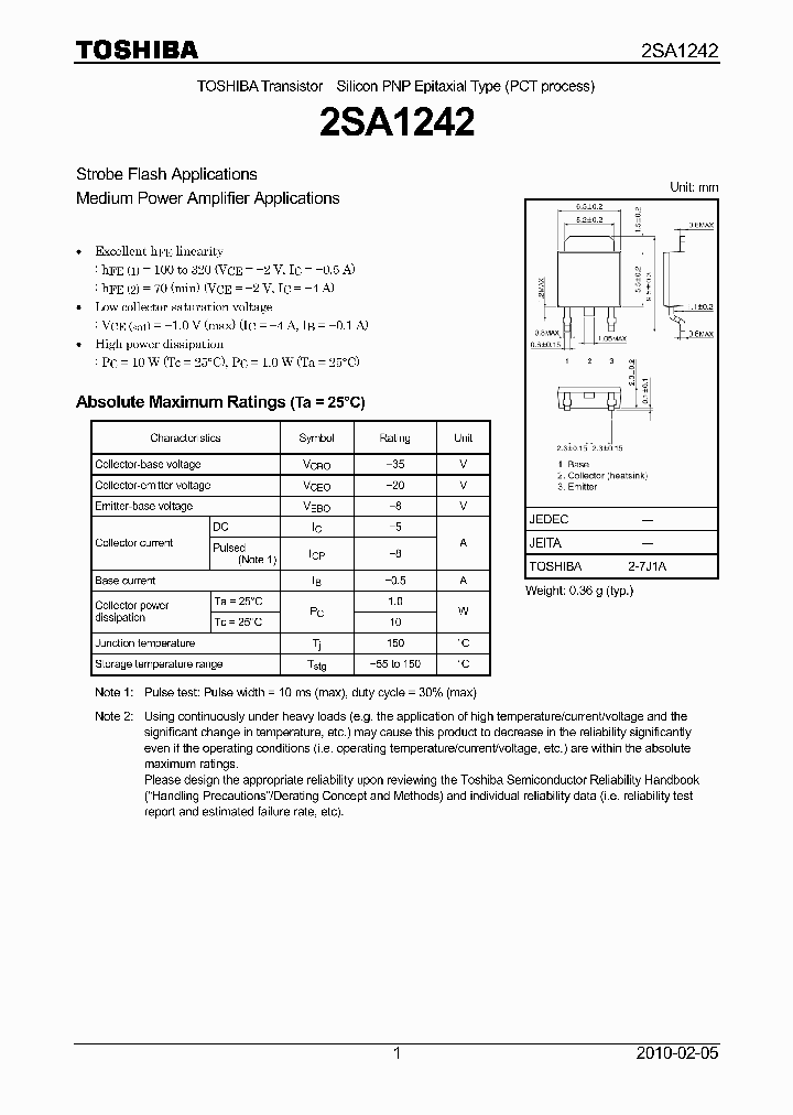 2SA124210_4974126.PDF Datasheet