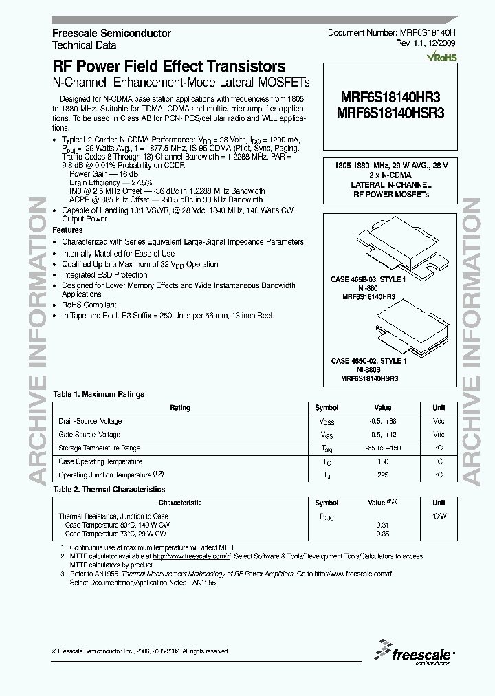 MRF6S18140HR3_4979428.PDF Datasheet