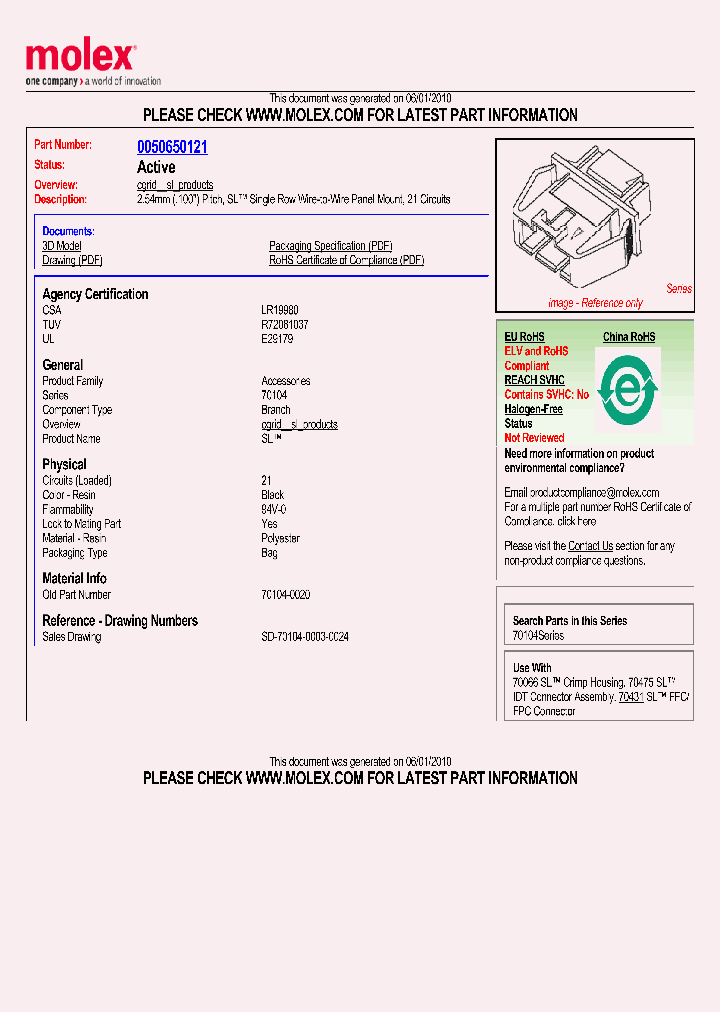 0050650121_4982933.PDF Datasheet