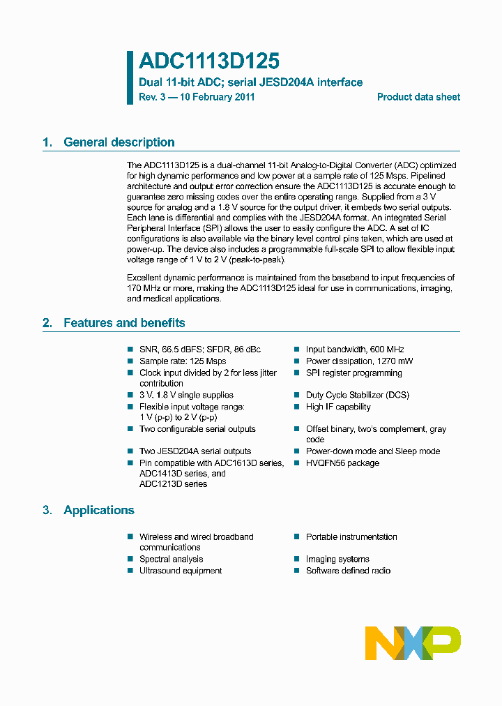 ADC1113D125HNC1_4984911.PDF Datasheet