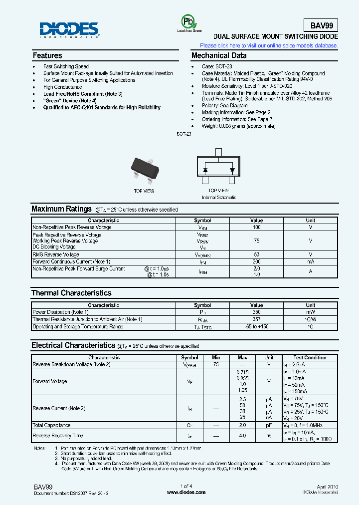 BAV99-13-F_4985096.PDF Datasheet