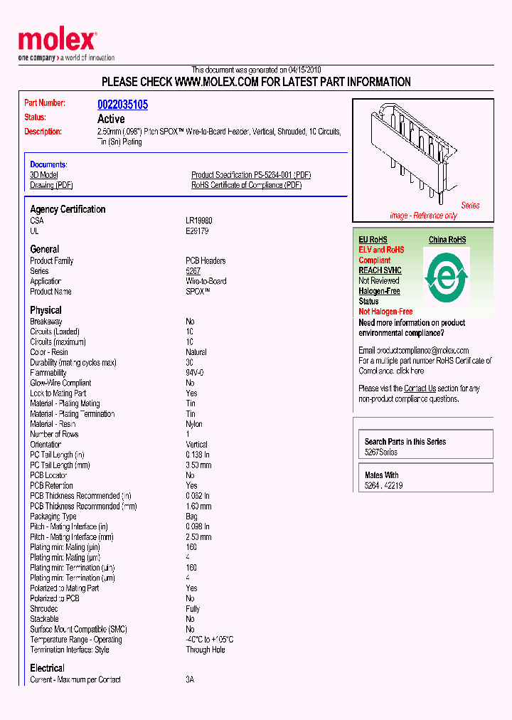 0022035105_4991569.PDF Datasheet