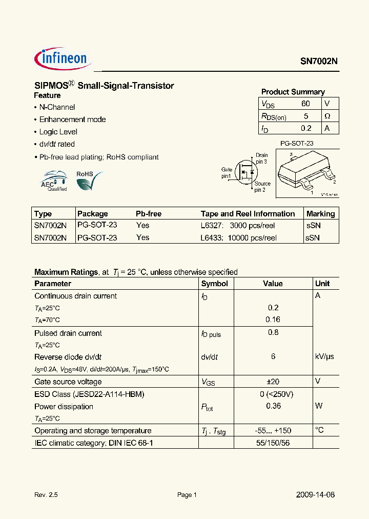 SN7002N09_4995382.PDF Datasheet