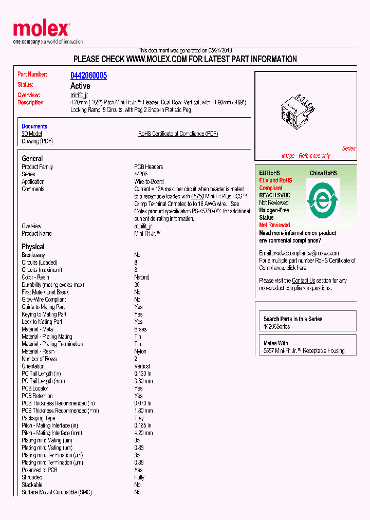 44206-0005_4997997.PDF Datasheet