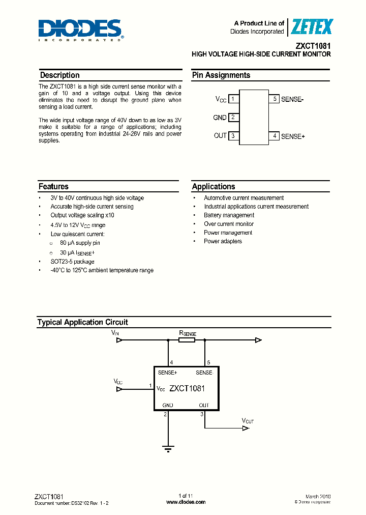 ZXCT1081_4999161.PDF Datasheet