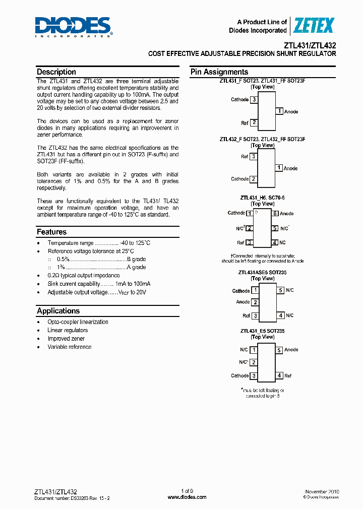 ZTL431AE5TA_4999738.PDF Datasheet