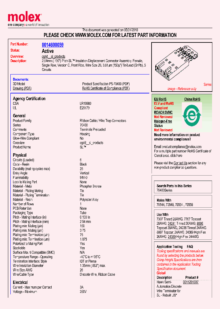 0014600059_5002709.PDF Datasheet