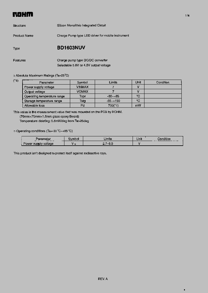 BD1603NUV1_5003221.PDF Datasheet