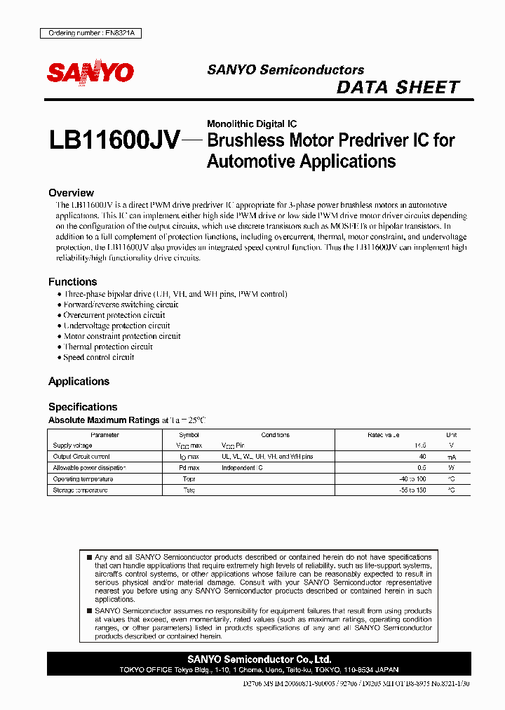 LB11600JV_5007043.PDF Datasheet