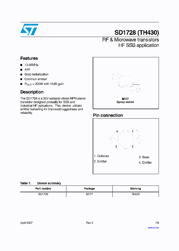 TH430_5008056.PDF Datasheet